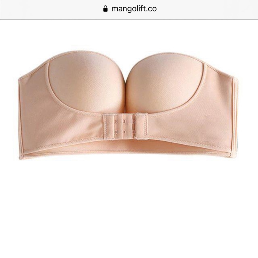 NEW LuxeLift by MangoLift Push Up Bra 34A nude